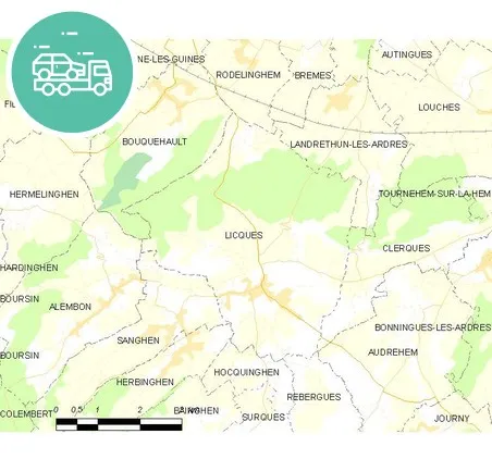 intervention épaviste à Licques