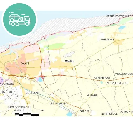 intervention épaviste à Marck