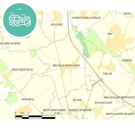 intervention épaviste à Neuville-Saint-Vaast