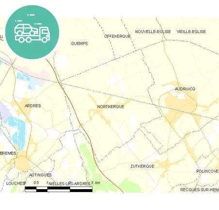 intervention épaviste à Nortkerque