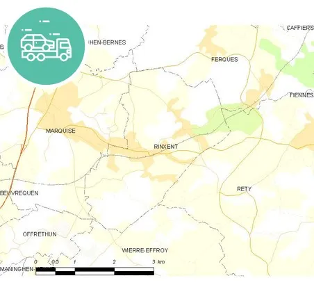 intervention épaviste à Rinxent