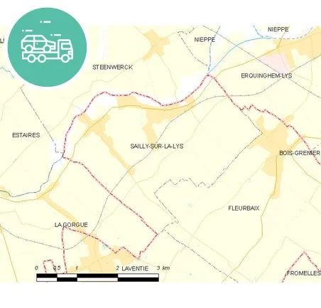 intervention épaviste à Sailly-sur-la-Lys