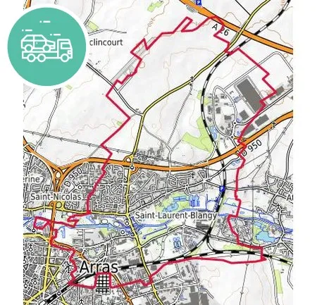 intervention épaviste à Saint-Laurent-Blangy