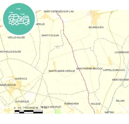 intervention épaviste à Sainte-Marie-Kerque