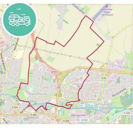 intervention épaviste à Saint-Nicolas