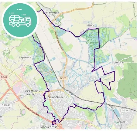 intervention épaviste à Saint-Omer