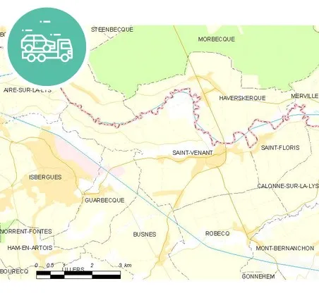 intervention épaviste à Saint-Venant
