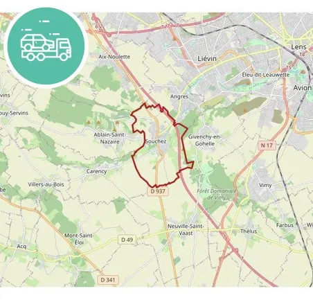 intervention épaviste à Souchez