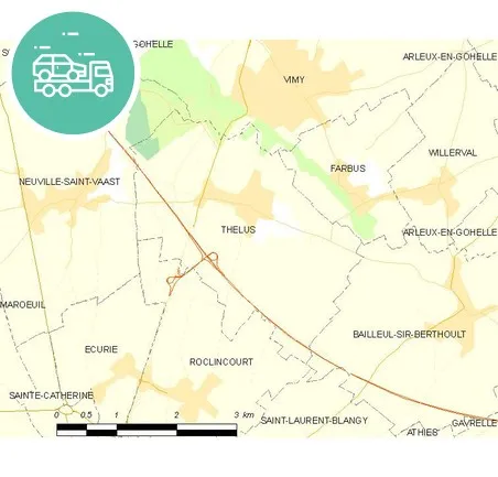 intervention épaviste à Thélus