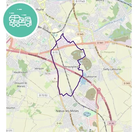 intervention épaviste à Verquigneul