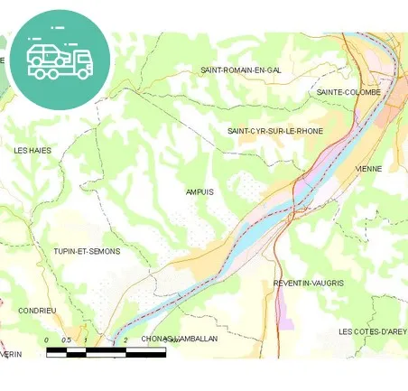intervention épaviste à Ampuis