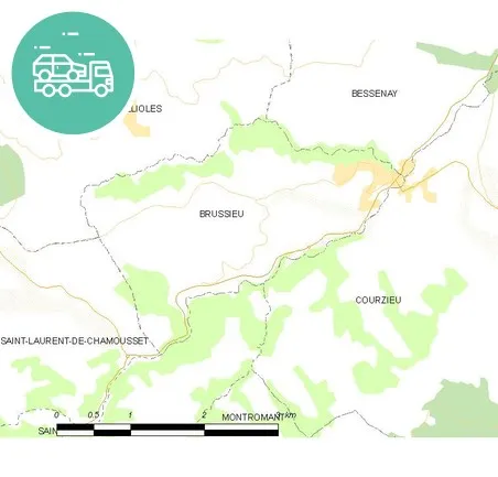 intervention épaviste à Brussieu