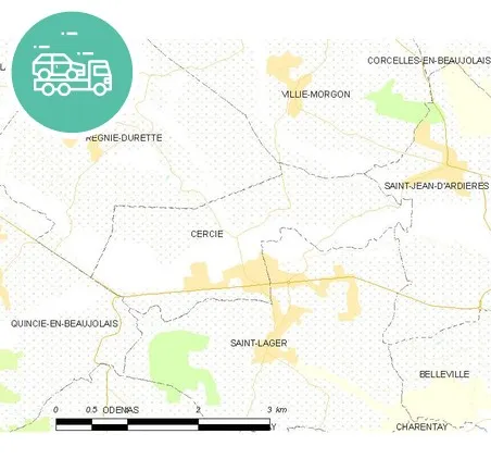 intervention épaviste à Cercié