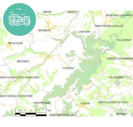 intervention épaviste à Courzieu