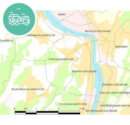 intervention épaviste à Curis-au-Mont-d'Or
