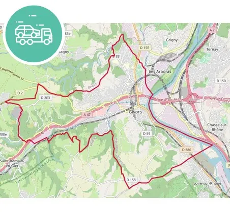 intervention épaviste à Givors