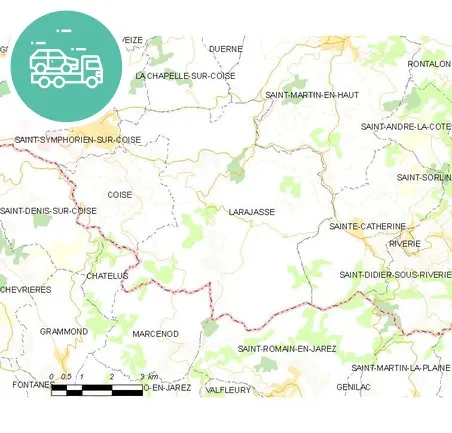 intervention épaviste à Larajasse