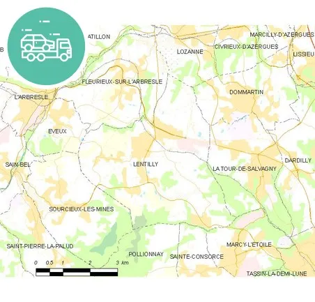 intervention épaviste à Lentilly