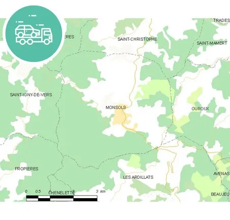 intervention épaviste à Monsols