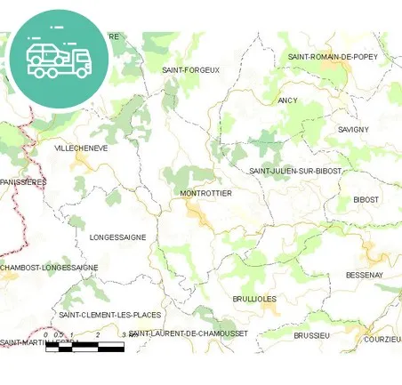 intervention épaviste à Montrottier