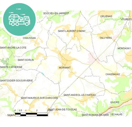 intervention épaviste à Mornant