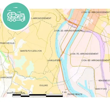 intervention épaviste à Mulatière