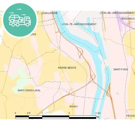 intervention épaviste à Pierre-Bénite