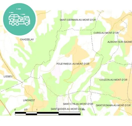 intervention épaviste à Poleymieux-au-Mont-d'Or