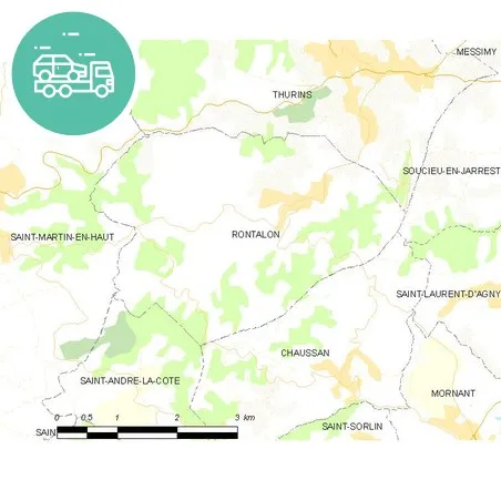 intervention épaviste à Rontalon