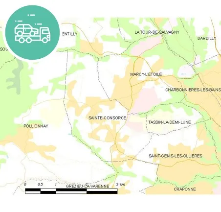 intervention épaviste à Sainte-Consorce