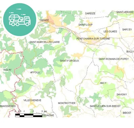 intervention épaviste à Saint-Forgeux