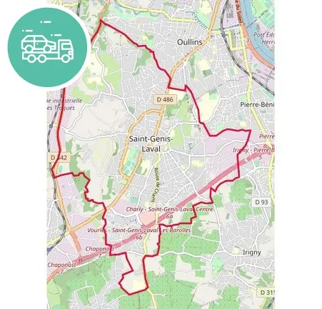 intervention épaviste à Saint-Genis-Laval