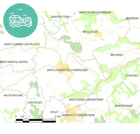 intervention épaviste à Saint-Laurent-de-Chamousset