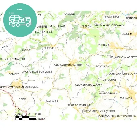 intervention épaviste à Saint-Martin-en-Haut