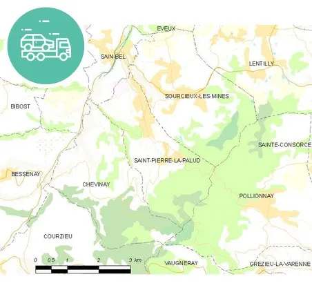 intervention épaviste à Saint-Pierre-la-Palud