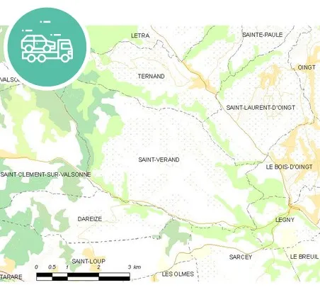 intervention épaviste à Saint-Vérand