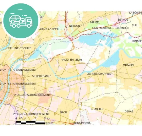 intervention épaviste à Vaulx-en-Velin