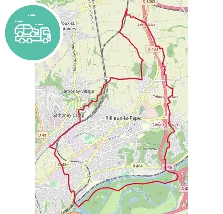 intervention épaviste à Rillieux-la-Pape