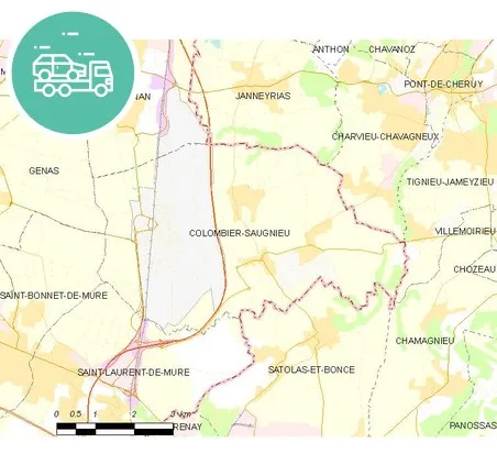 intervention épaviste à Colombier-Saugnieu