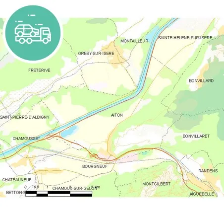 intervention épaviste à Aiton