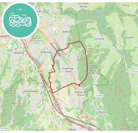 intervention épaviste à Challes-les-Eaux