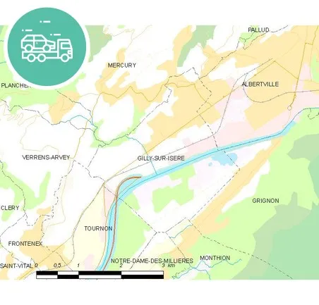 intervention épaviste à Gilly-sur-Isère