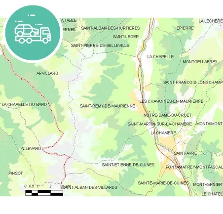 intervention épaviste à Saint-Rémy-de-Maurienne