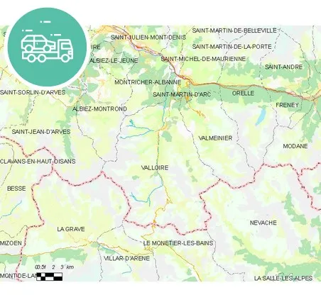 intervention épaviste à Valloire