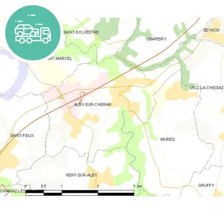 intervention épaviste à Alby-sur-Chéran