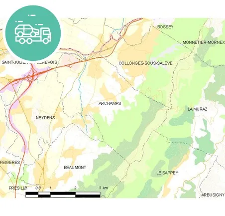 intervention épaviste à Archamps