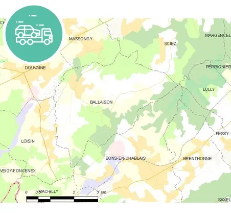 intervention épaviste à Ballaison