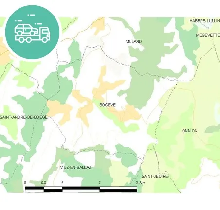 intervention épaviste à Bogève