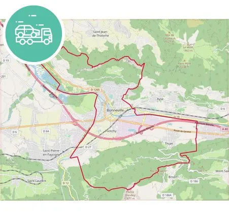 intervention épaviste à Bonneville