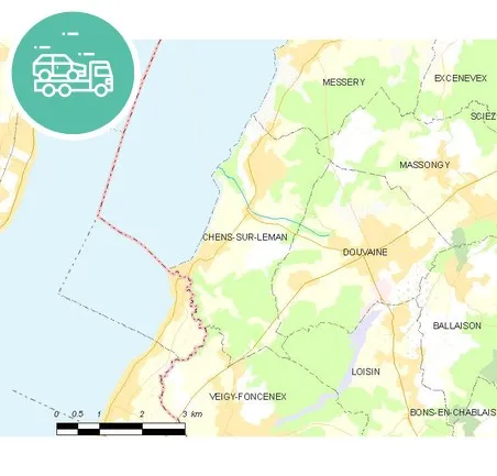 intervention épaviste à Chens-sur-Léman